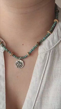 Colar  flor de Lotus